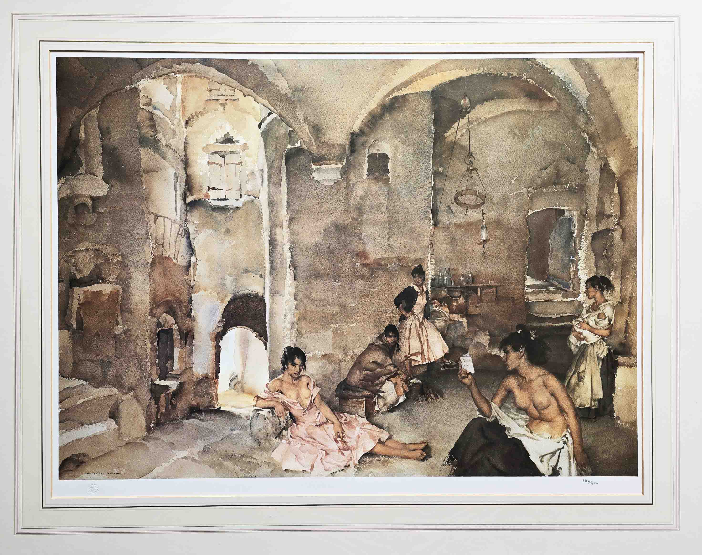 russell flint symposium at Lucenay, print